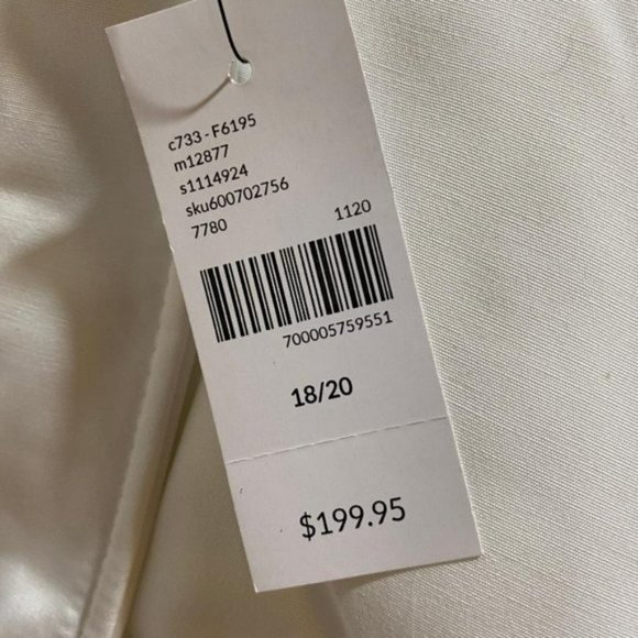 Lane Bryant pure white hooded puffer parka - Plus 18 / 20 - Picture 6 of 6